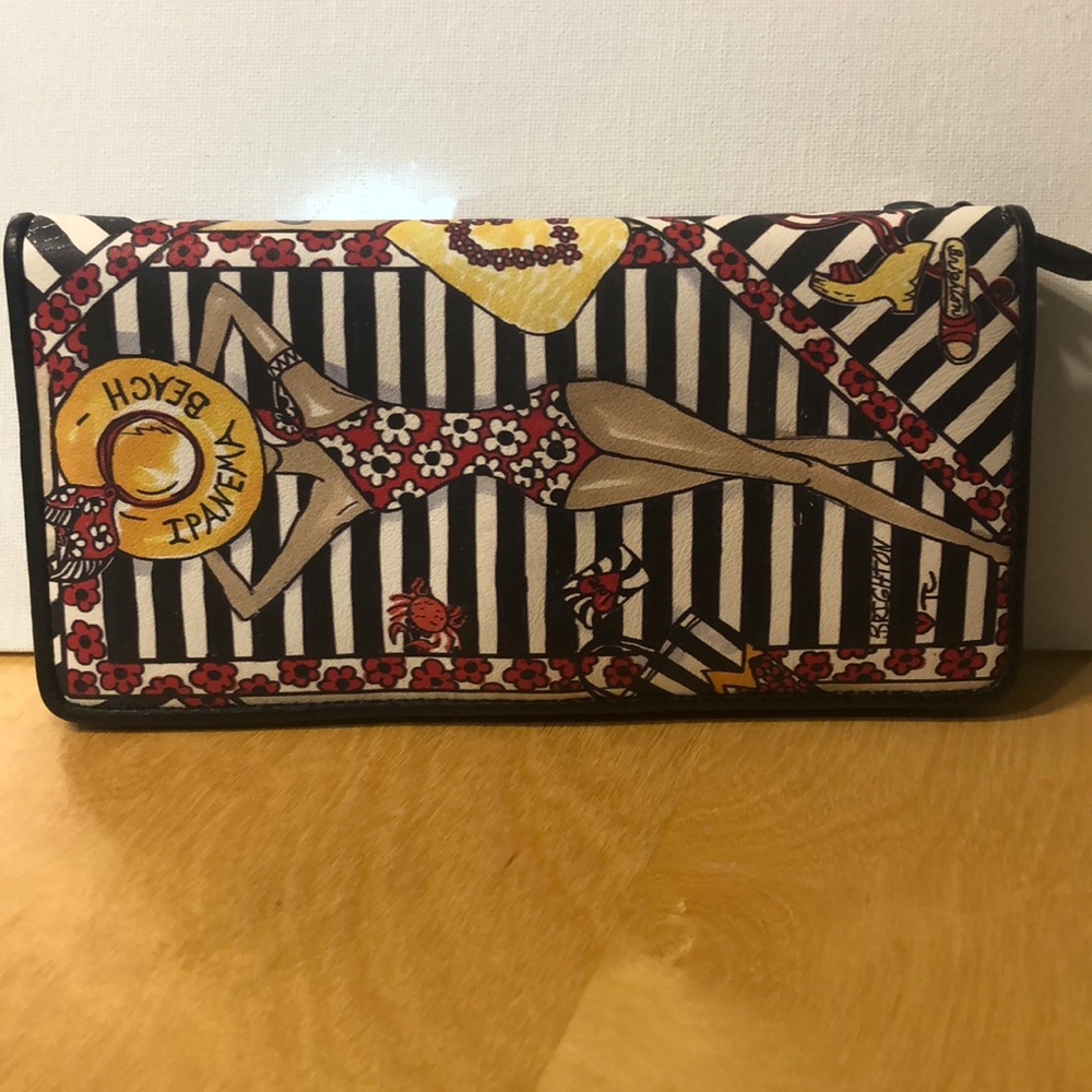 Brighton Ipanema Beach Wallet EUC
